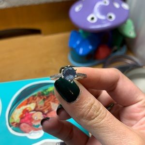 pandora blue ring size 6.5